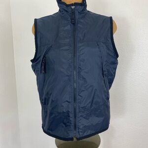 Vintage Y2K 2000 GAP Men’s Vest XS Lined Nylon Shell Ripstop Weather Proof EUVC